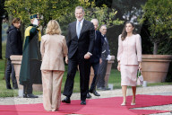 Villa Doria Pamphilj - Giorgia Meloni incontra il Re e la Regina di Spagna Felipe VI e Letizia
