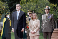 Villa Doria Pamphilj - Giorgia Meloni incontra il Re e la Regina di Spagna Felipe VI e Letizia