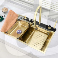 High tech waterfall sink the ultimate kitchen gadget
