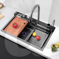 High tech waterfall sink the ultimate kitchen gadget