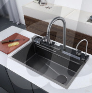 High tech waterfall sink the ultimate kitchen gadget