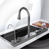 High tech waterfall sink the ultimate kitchen gadget