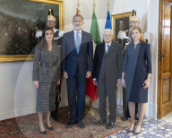 Sergio Mattarella con i Reali di Spagna a Napoli, pranzo a Villa Rosebery