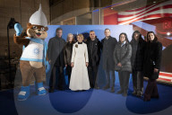 Accensione della facciata di Rinascente con il logo di Special Olympics World Winter Games.