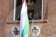 Palestinian President Abbas meets Pope Francis at the Vatican
