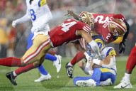 San Francisco 49ers play Los Angeles Rams