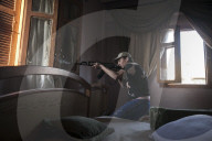 FSA snipers on Aleppo frontlines