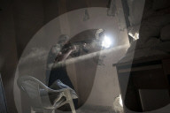 FSA snipers on Aleppo frontlines