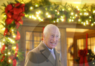 King Charles in attends Christmas event in Tetbury