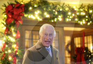 King Charles in attends Christmas event in Tetbury
