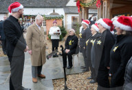 King Charles in attends Christmas event in Tetbury