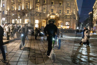 Milano - i monopattini sempre piu' protagonisti della viabilita' a Milano