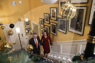 Prime Minister Keir Starmer and Victoria attend Christmas Party