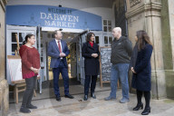 Rachel Reeves UK Chancellor of the Exchequer visits Darwen