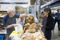 Rachel Reeves UK Chancellor of the Exchequer visits Darwen
