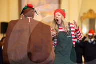 Prime Minister Keir Starmer and Victoria attend Christmas Party