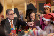 Prime Minister Keir Starmer and Victoria attend Christmas Party