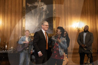 Prime Minister Keir Starmer and Victoria attend Christmas Party