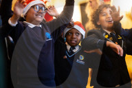 Prime Minister Keir Starmer and Victoria attend Christmas Party