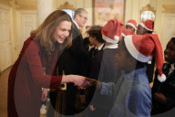 Prime Minister Keir Starmer and Victoria attend Christmas Party