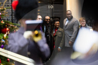Prime Minister Keir Starmer and Victoria attend Christmas Party