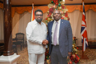 Foreign Secretary David Lammy visits Guyana