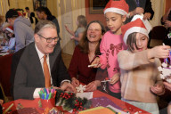 Prime Minister Keir Starmer and Victoria attend Christmas Party