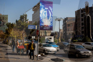 Patriotic billboards in Tehran