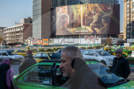 Patriotic billboards in Tehran