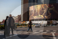 Patriotic billboards in Tehran