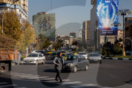 Patriotic billboards in Tehran