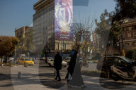 Patriotic billboards in Tehran