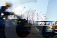 Inaugurazione del Murales nel cantiere  di piazza Venezia