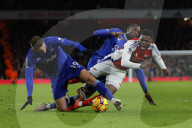 Premier League match between Arsenal and Everton at the Emirates Stadium in London, UK.