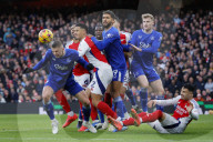 Premier League match between Arsenal and Everton at the Emirates Stadium in London, UK.