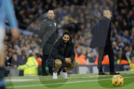 Premier League match between Manchester City and Manchester United at the Etihad Stadium in Manchester, UK.
