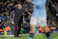 Premier League match between Manchester City and Manchester United at the Etihad Stadium in Manchester, UK.