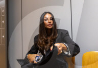 Madalina Ghenea in tribunale a Milano per l\'udienza preliminare nei riguardi di una stalker