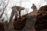 Construction of fortifications in Kharkiv 