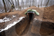 Construction of fortifications in Kharkiv 