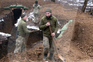 Construction of fortifications in Kharkiv 