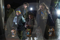 Plast scouts bring Peace Light of Bethlehem to Kyiv