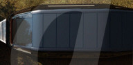 Electric powered mobile home expands at touch of a button