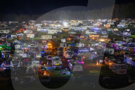 Nascar fans count down to a championship and an election - in pictures.
Xfinity 500 Nascar Cup Series at Martinsville Speedway in Ridgeway, Virginia