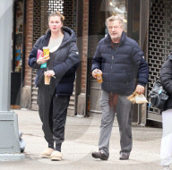 Alec Baldwin And Daughter Ireland Step Out - NYC