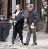Alec Baldwin And Daughter Ireland Step Out - NYC