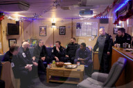 Prime Minister Keir Starmer vists troops on the HMS Iron Duke