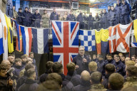 Prime Minister Keir Starmer vists troops on the HMS Iron Duke