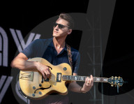 The Red Clay Strays performing at the Hinterland Music Festival in Saint Charles, Iowa