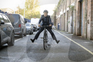 Mayor of London Sadiq Khan at The Bike Project in Deptford, London, UK.